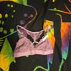 Ardene Lace Bralette in Soft Purple